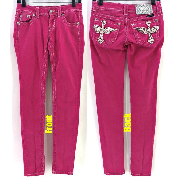 Miss Me Hot Pink Skinny Jeans 